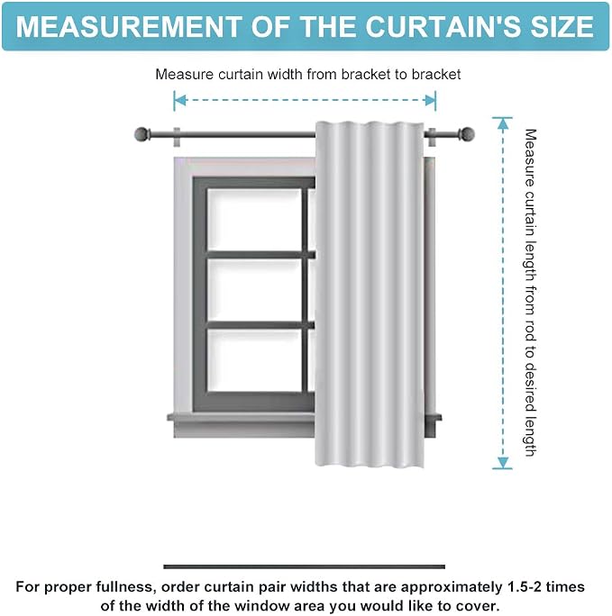 RYB HOME Window Curtains Blackout - Image 8