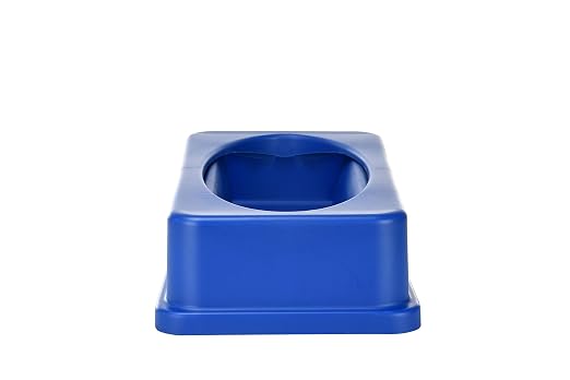 Alpine 23 Gallon Slim Trash/Recycling BIN Swing LID Blue - Image 7