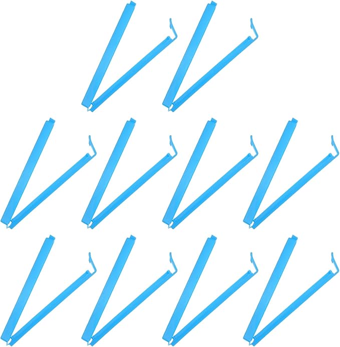 PATIKIL Sealing Clips 4.3 Inch, 10 Pack Reusable Plastic Bag Clip Clamp Sealer by PATIKIL