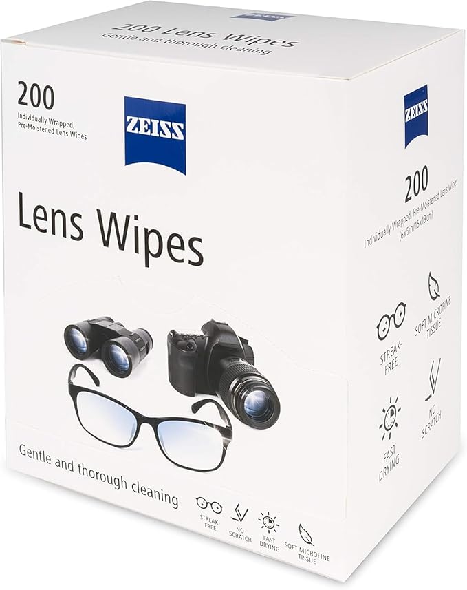 ZEISS Pre-Moistened Lens Cleaning Wipes - Image 3