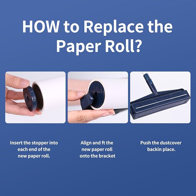 13.8in Lint Roller Refills Large Lint Roller Refill - Image 6
