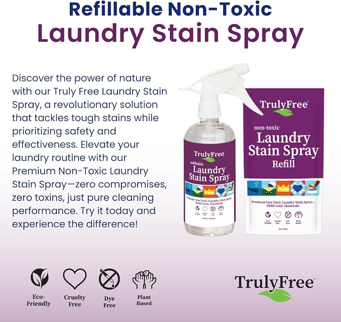 Truly Free Laundry Stain Remover Spray - Image 3
