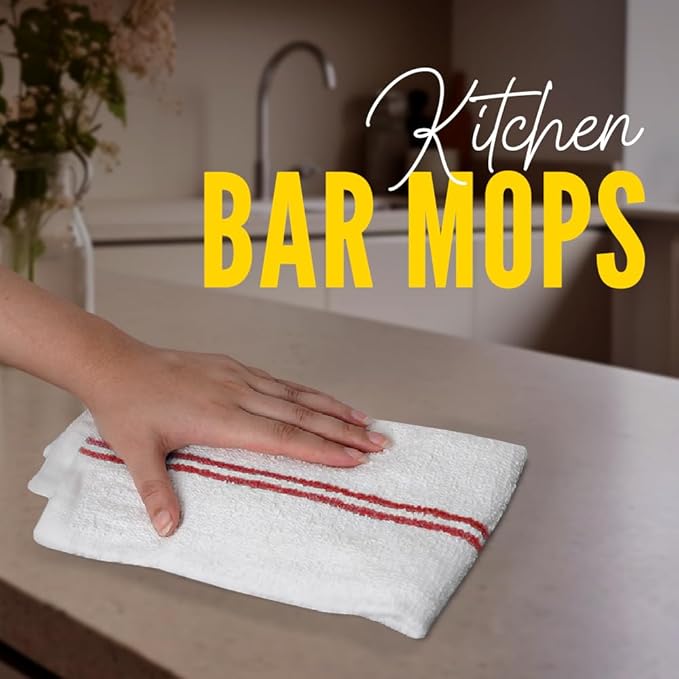 Avalon Towels Terry Bar Mop Towels Size 16"x19" – Absorbent and Durable - Image 2