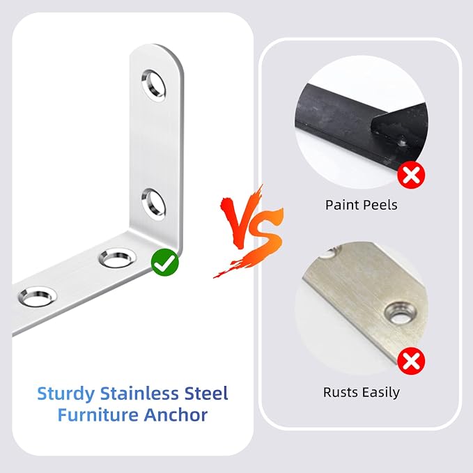 furniture anchors anti-tip baby proofing: Safety Straps Kit - Image 4