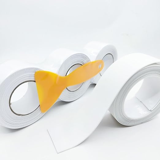 1.5" White Caulk Tape with Self Adhesive, Caulk Strip Waterproof - Image 8