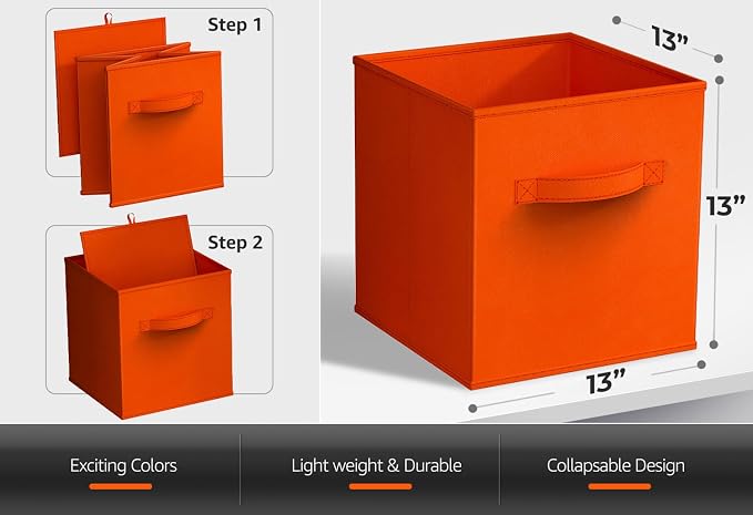 Sorbus Fabric Storage Cubes - Image 2