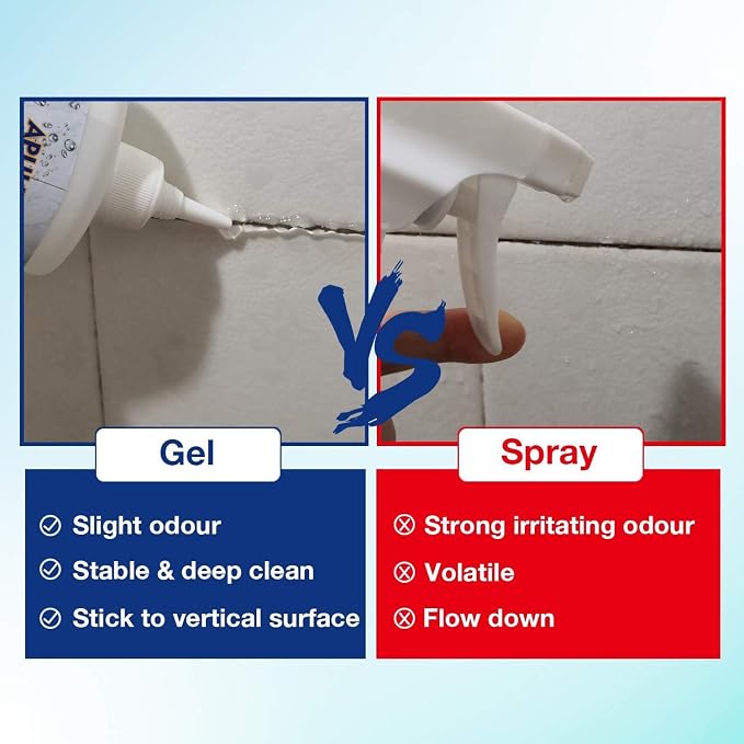 APULITO Household cleaner Gel for Bathroom Shower Kitchen Tile Sink Countertop - Image 3