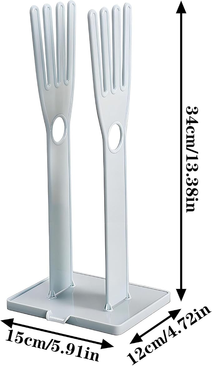 Kitchen Glove Holder Kitchen Glove Stand Holder Rubber Glover Drying Dryer Rack - Image 2