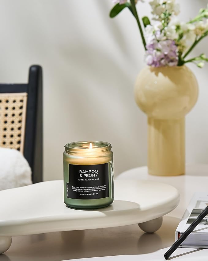 M&SENSE Bamboo Peony Spring Jar Candles - Image 6