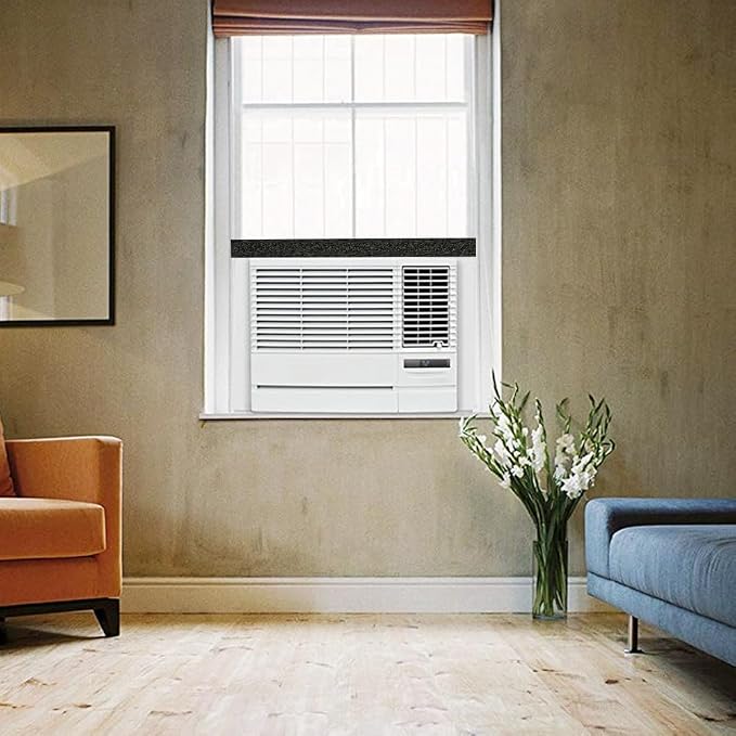 2 Rolls 1 Inch W 3/8 Inch T Weather Stripping Air Conditioner Open Cell Foam - Image 5