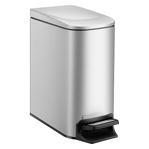 TIPGO Slim Bathroom Trash Can by TIPGO