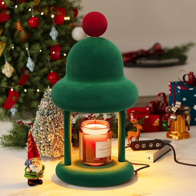 Fuzzy Candle Warmer Lamp with Timer, Dimmable Wax Warmer Lamp, Candle Melter by Unknown