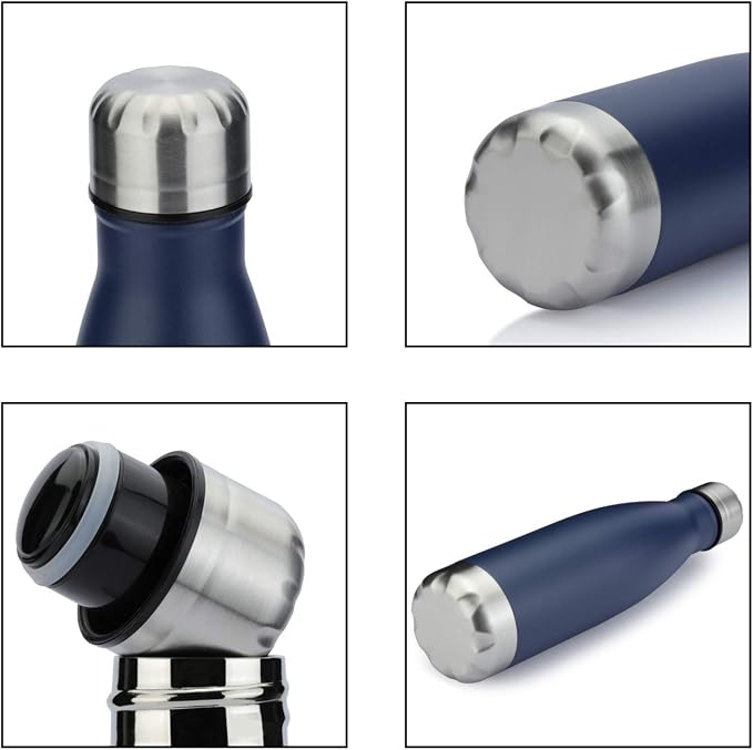 MEWAY 17oz Sport Water Bottle 12 Pack Vacuum Insulated Stainless Steel - Image 4