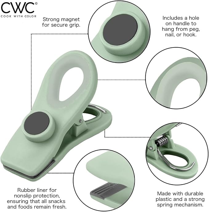 COOK WITH COLOR Bag Clips - Image 2