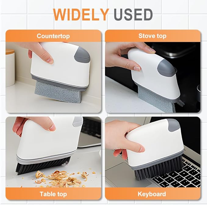 2 in 1 Groove Cleaning Brush, Upgraded Crevice Cleaning Brush & Magic Window - Image 3