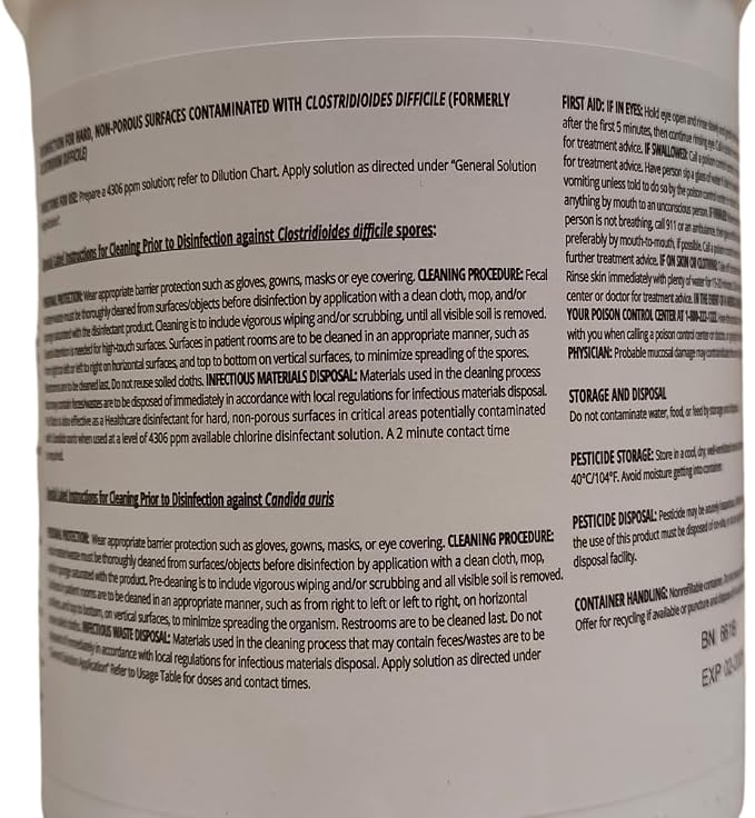 3.3 gram Sporicidal NaDCC Tablet Disinfectant - Image 6