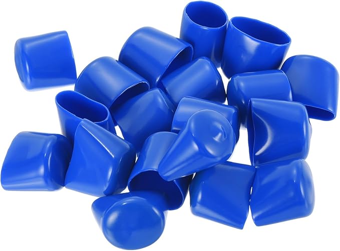 uxcell 20pcs Rubber End Caps 24mm ID Vinyl Round Tube Bolt Cap Cover Screw - Image 4
