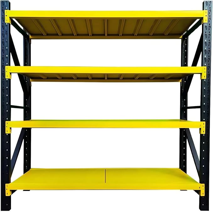 Storage Shelves Heavy Duty, Metal Garage Shelving Units, 4 Tier Storage Rack by Unknown