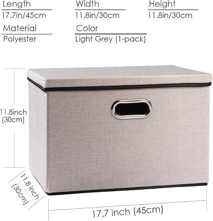 PRANDOM Large Foldable Storage Bin - Image 6