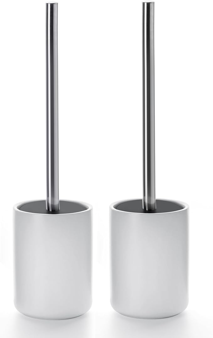 Ceramic Toilet Brush & Holder Set by ViosuniuBathroomSpecialists