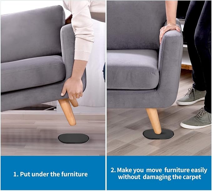 Ezprotekt 8 Pack Large Furniture Movers Sliders - Image 7