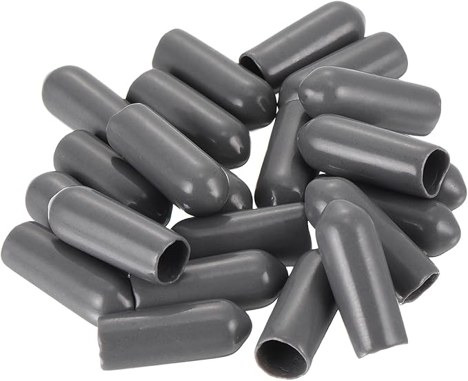 uxcell 20pcs Rubber End Caps 5mm ID Vinyl PVC Round Tube Bolt Cap Cover Screw - Image 4