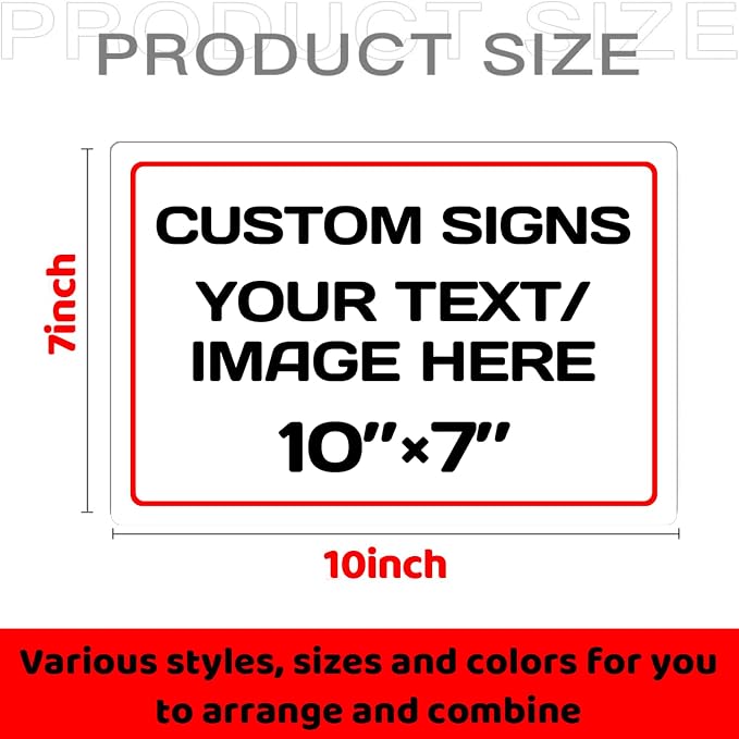Personalized Aluminum Weatherproof Metal Sign - Image 2