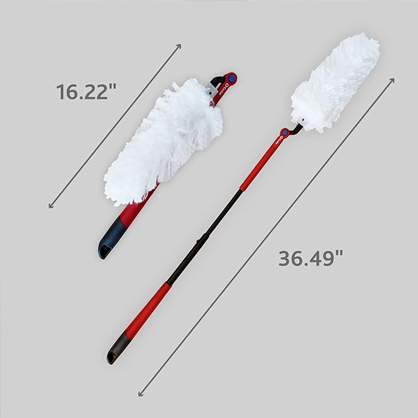 O-Cedar Flex & Catch Heavy Duty Dusting Kit with 3 Disposable Duster Refills | New & Improved Model | Extendable 3 Ft Handle with Stay-On Duster Hook | Traps 3X More Dust Than Feather Dusters