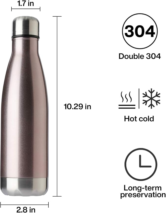 MEWAY 17oz Sport Water Bottle 4 Pack Vacuum Insulated Stainless Steel - Image 7