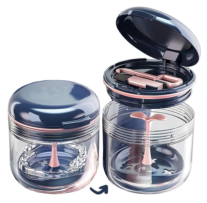 MURRI&MURRDI Denture Bath Case Holder by MURRIMURRDI