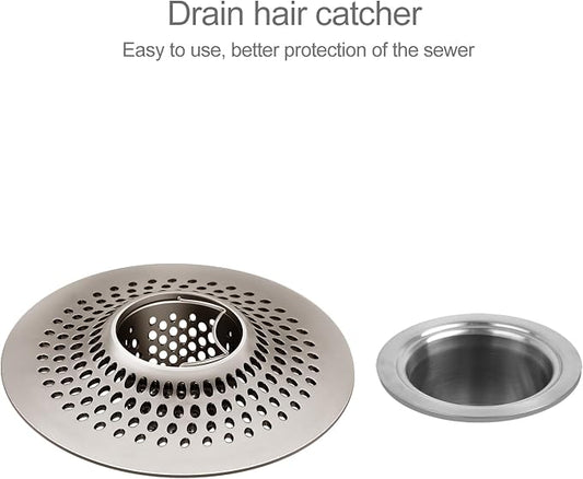 LEKEYE Shower Drain Hair Catcher/Bathroom Drain Cover/Bathtub Drain - Image 2