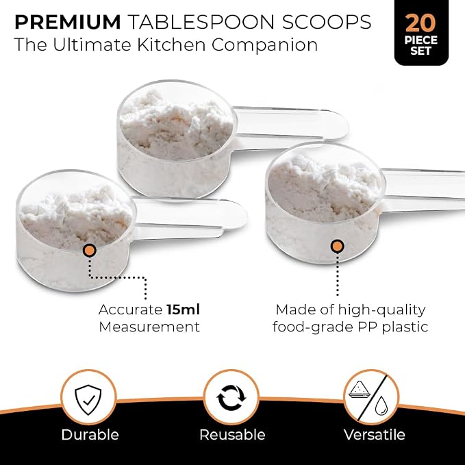 20 Pack Tablespoon Measuring Spoon Set - Image 2