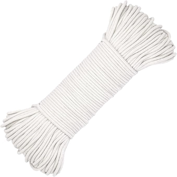 328 Feet Cotton Clothes line Rope-Premium Diameter 7/32 Inch Cotton Rope by IHDYPPEW