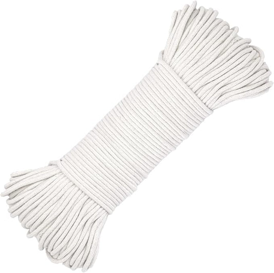 328 Feet Cotton Clothes line Rope-Premium Diameter 7/32 Inch Cotton Rope by IHDYPPEW