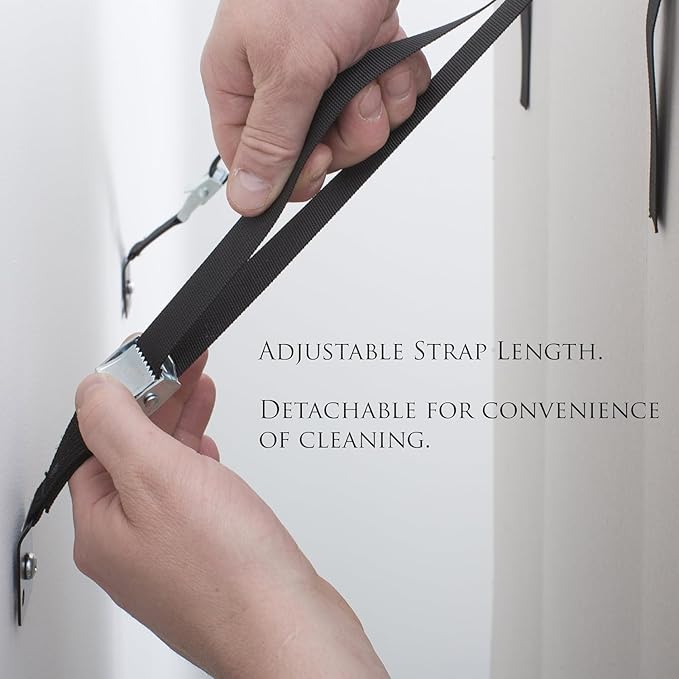 TV and Furniture Anti Tip Straps, Metal Heavy Duty TV Straps Child Safety - Image 3