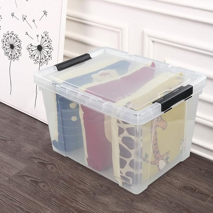 Pekky 50 Quart Clear Storage Containers/Bins - Image 5