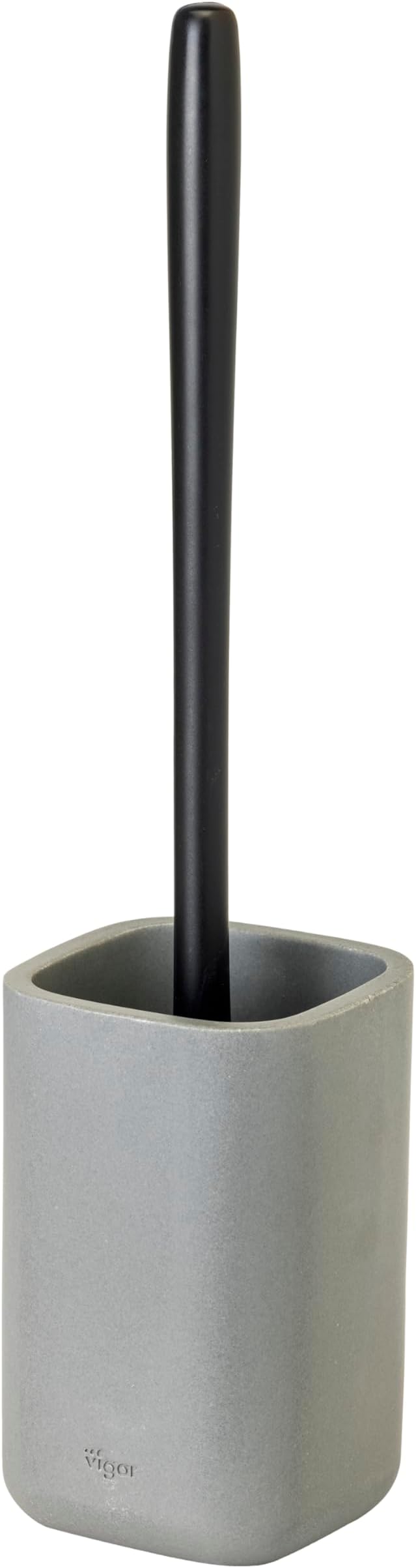 Vigar Zense Toilet Brush and Holder Set, Toilet Bowl Brush by VIGAR