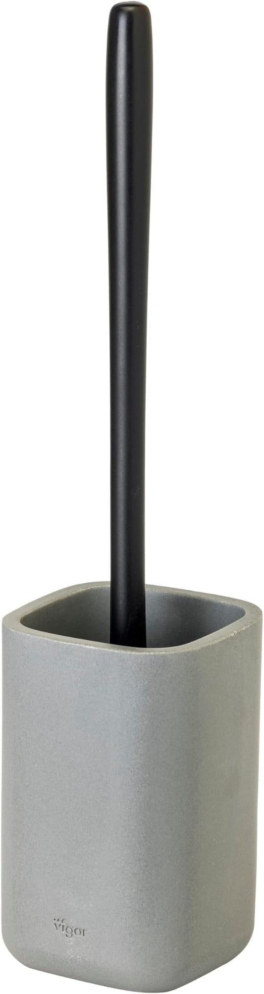 Vigar Zense Toilet Brush and Holder Set, Toilet Bowl Brush by VIGAR