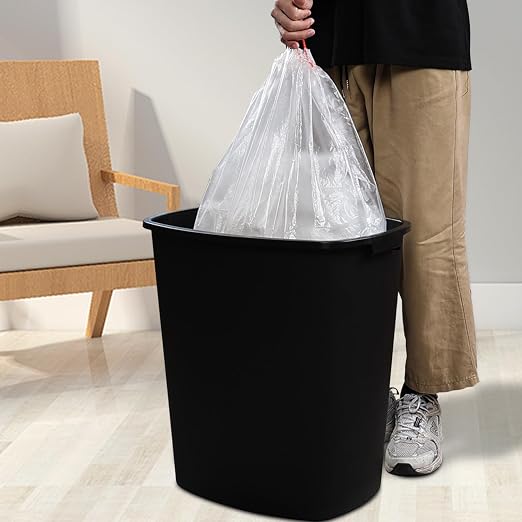 Zopnny 4-Pack 18 Gallon Tall Kitchen Swing Top Garbage Can, Plastic Swing Top - Image 5
