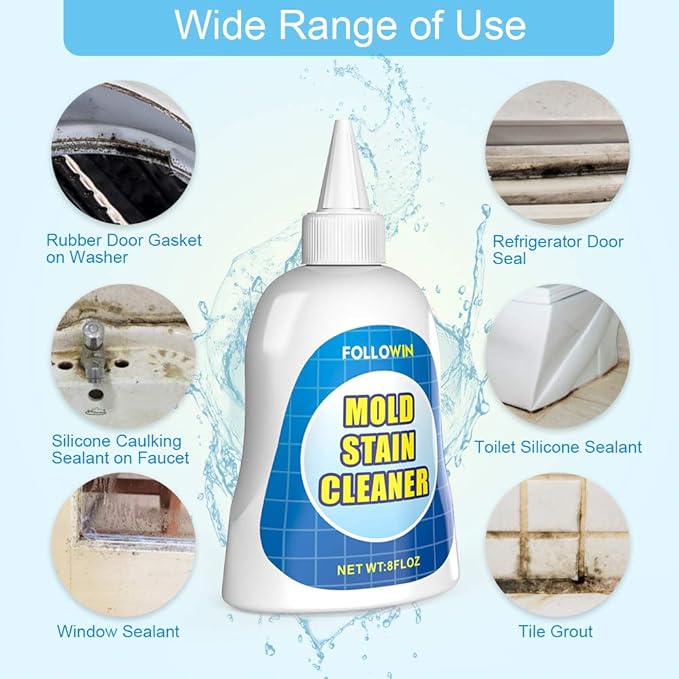 FOLLOWIN Household Mold and Mildew Stain Cleaner Gel Home Cleaner - Image 3