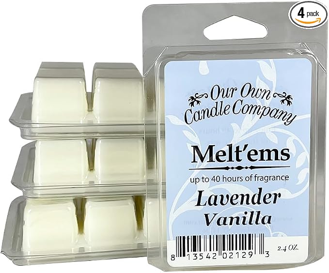 Our Own Candle Company Premium Wax Melt, Lavender Vanilla Scent, 6 Cubes by OurOwnCandleCompanycandles