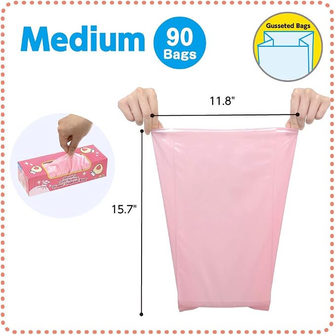 BOS Amazing Odor Sealing Baby Diaper Disposal Bags - Image 2