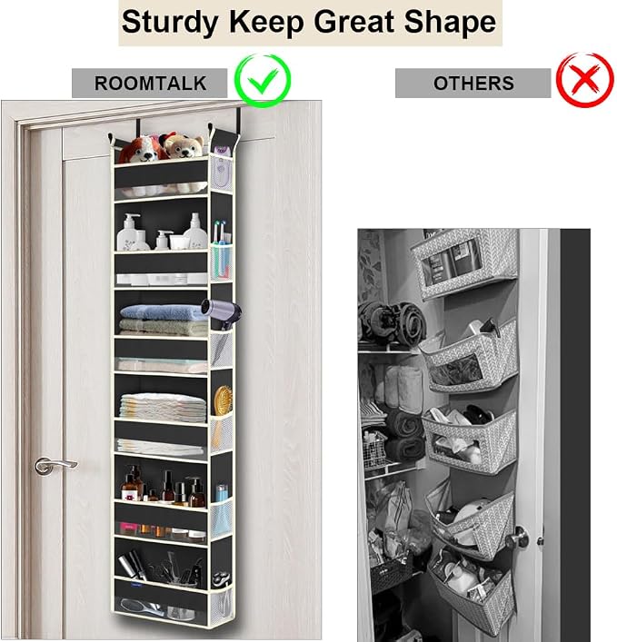 2 Pack Over The Door Hanging Organizer - Image 4