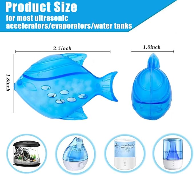 16PCS Universal Humidifier Tank Cleaner, Humidifier Cleaning Fish - Image 2