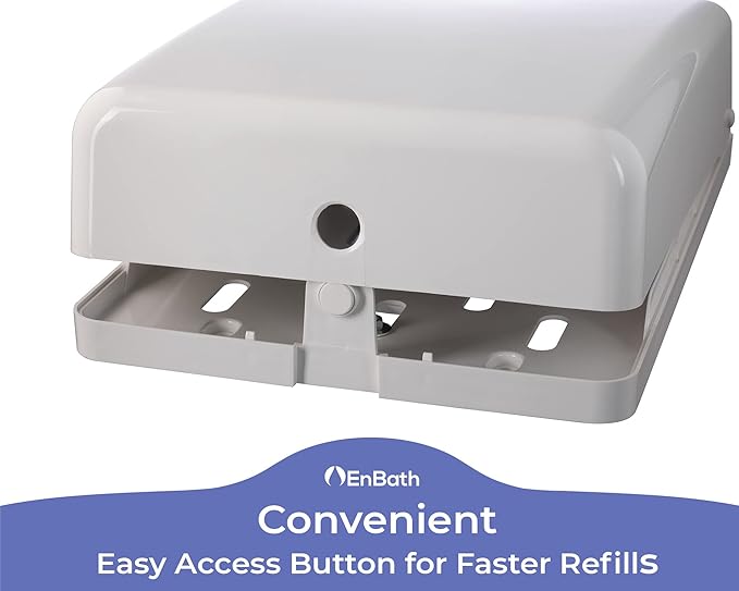 Commercial Paper Towel Dispenser Wall Mount, Holds 500 Multifold, Z Fold - Image 7