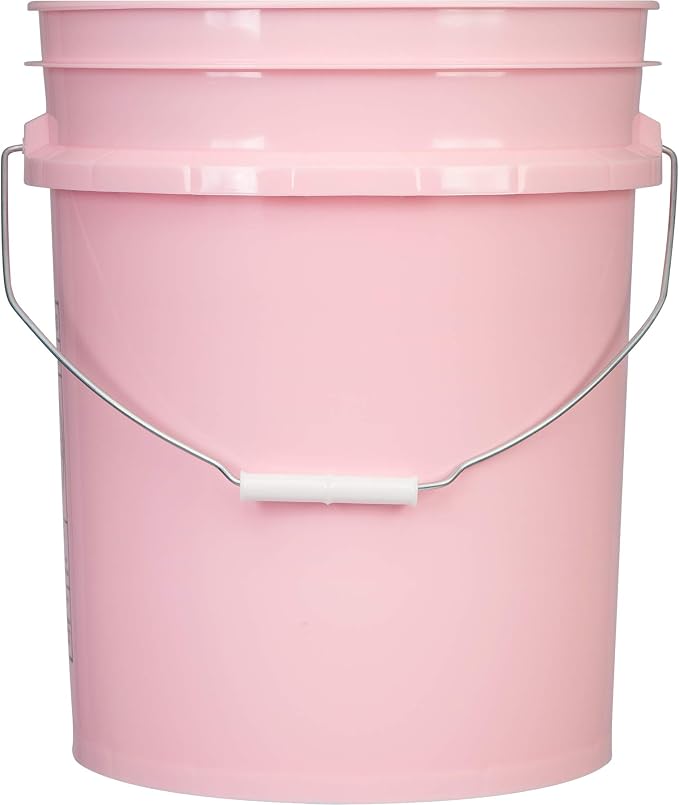 House Naturals 5 Gallon Pink Food Grade Bucket Pail - Image 4