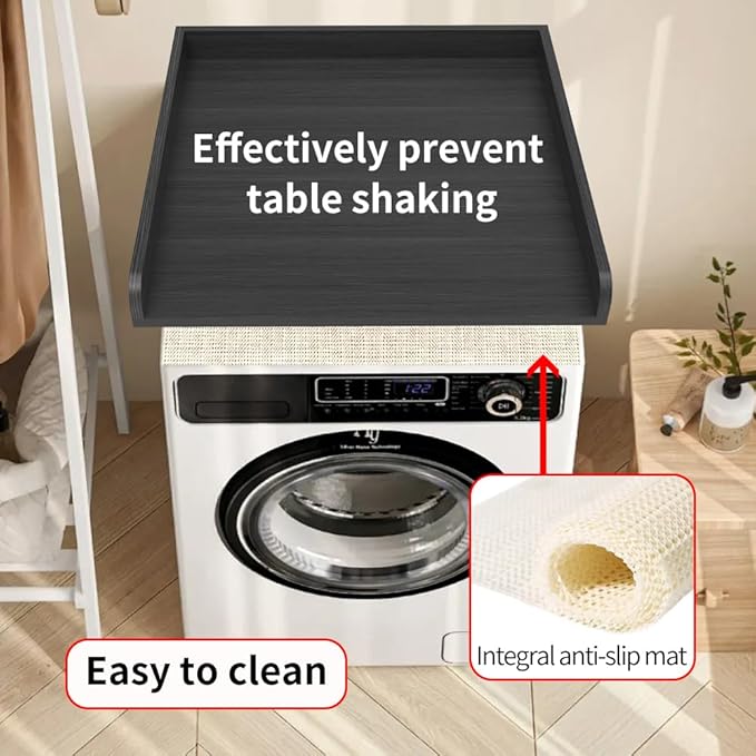 Washer Dryer Countertop Only, Edge Rails-27.5" Depth*27.5" Width Laundry Room - Image 7