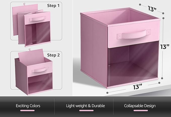 Sorbus 13 Inch Storage Bins - Image 3