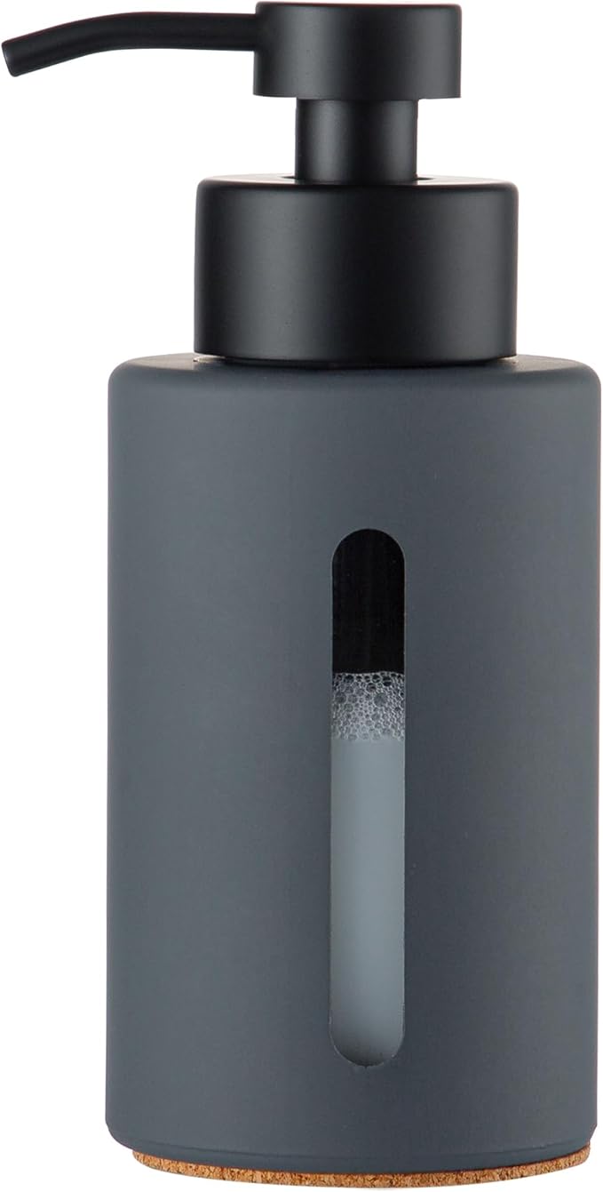 Enra Dish Soap Dispenser with Window, 12oz Gary Kitchen Soap Dispenser with by Enra