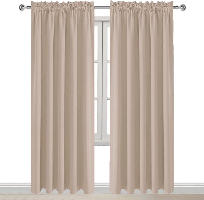 DWCN Blackout Curtains for Living Room Thermal Insulated, Energy Saving & Noise - Image 9